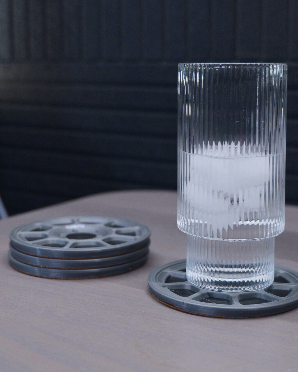 automotive wheel style drink coaster for car enthusiasts