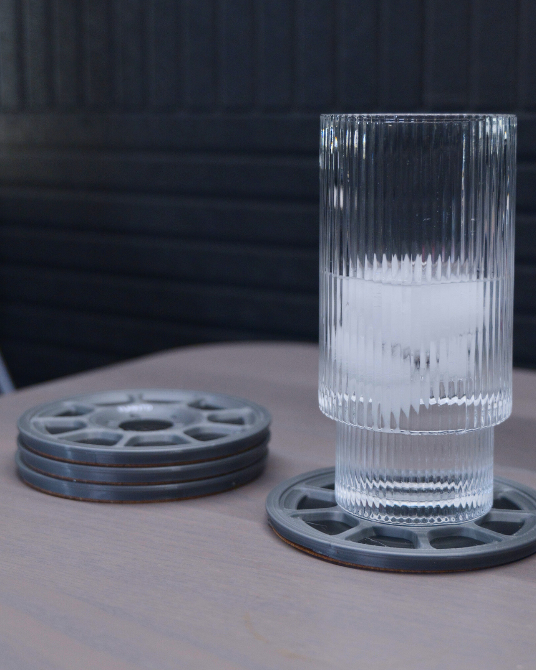 automotive wheel style drink coaster for car enthusiasts